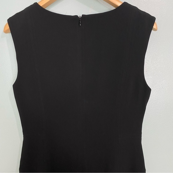 MM Lafleur The Giovanna Dress Black Office Work Sleeveless Mini Sz 6 - Picture 7 of 8